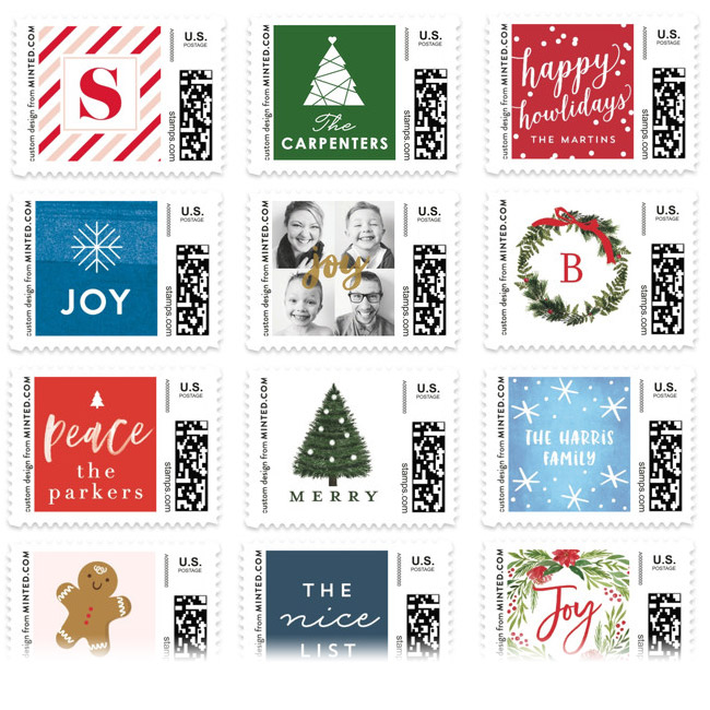 USPS 2023 Christmas Stamps