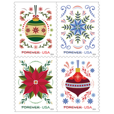 Holiday Joy Christmas Stamps