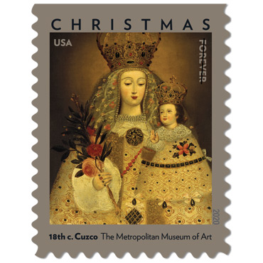 Our Lady of Guápulo Christmas Stamps